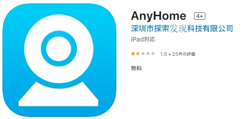 アプリ「AnyHome」