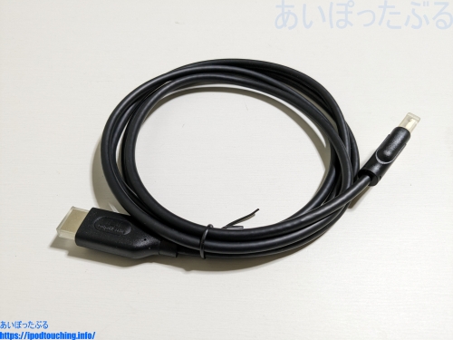 DisplayPort to HDMI 変換ケーブル