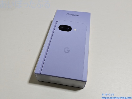 Google Pixel 9a の外箱