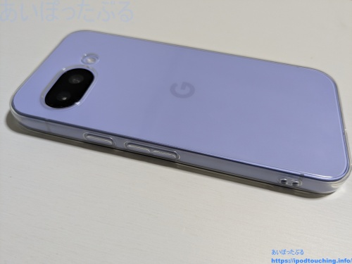 Google Pixel 9a Iris にカバー装着
